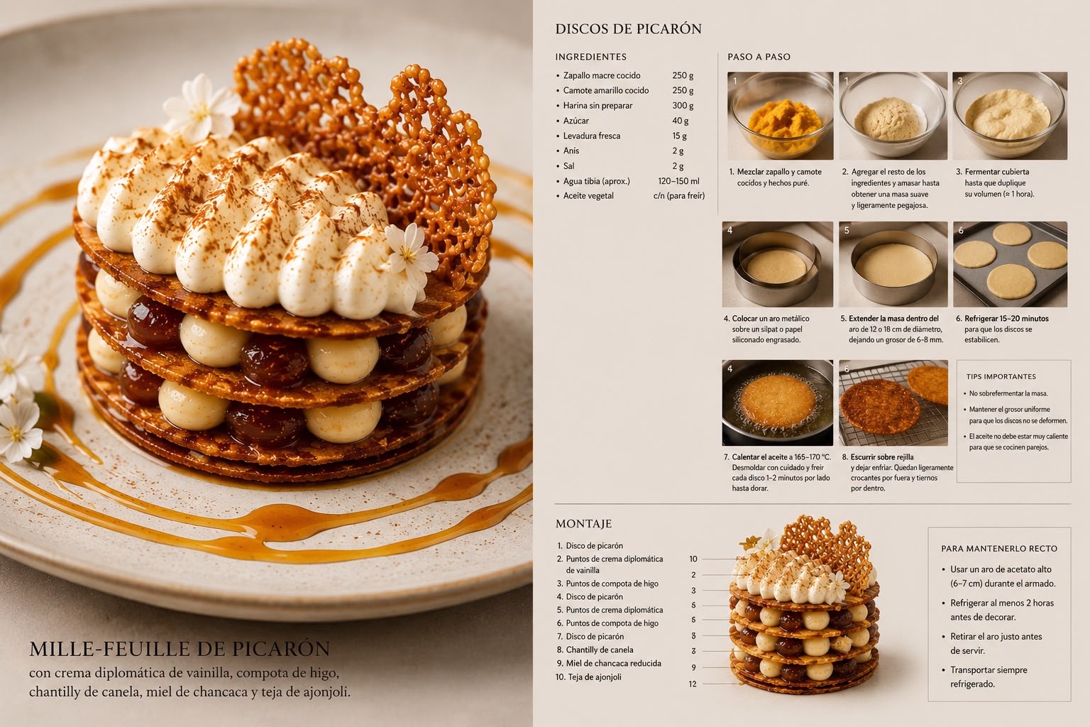 Mille-feuille de picarón